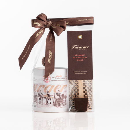 Mug + Hot Chocolate stick - Dark - 30g