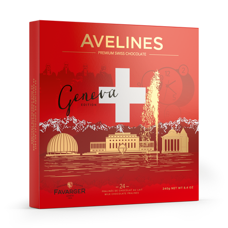 Avelines Swiss Cross Milk - Geneva - 24pcs - 240g