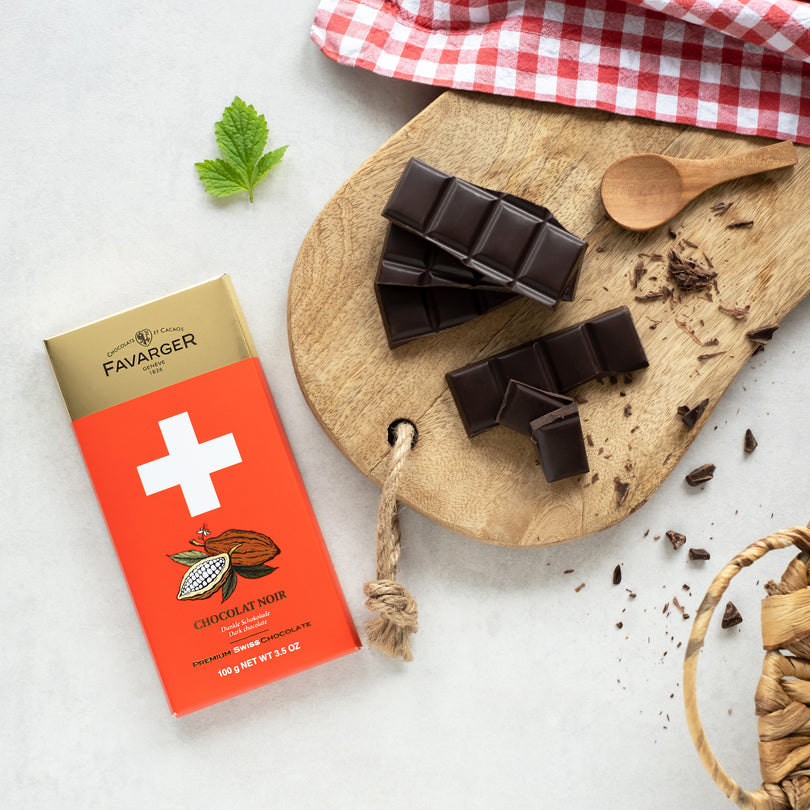 Croix Suisse - Tablette de chocolat noir 66% - 100g