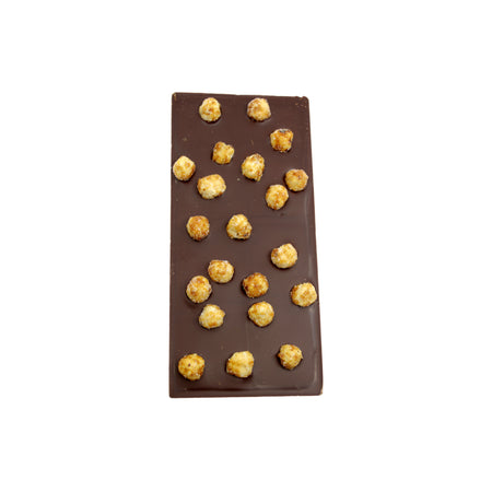 Homemade Tablet - Dark chocolate 68% hazelnut - 115g