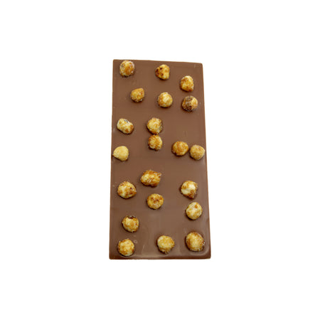 Homemade tablet - Milk chocolate hazelnut - 115g
