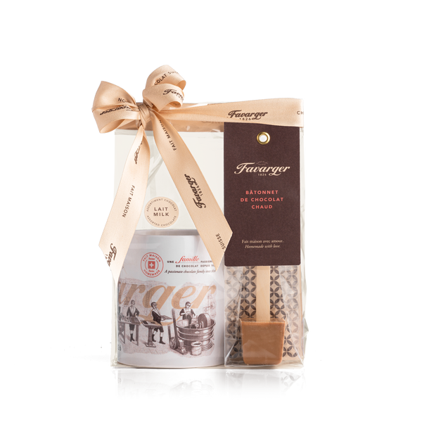 Mug + Hot Chocolate stick - Milk