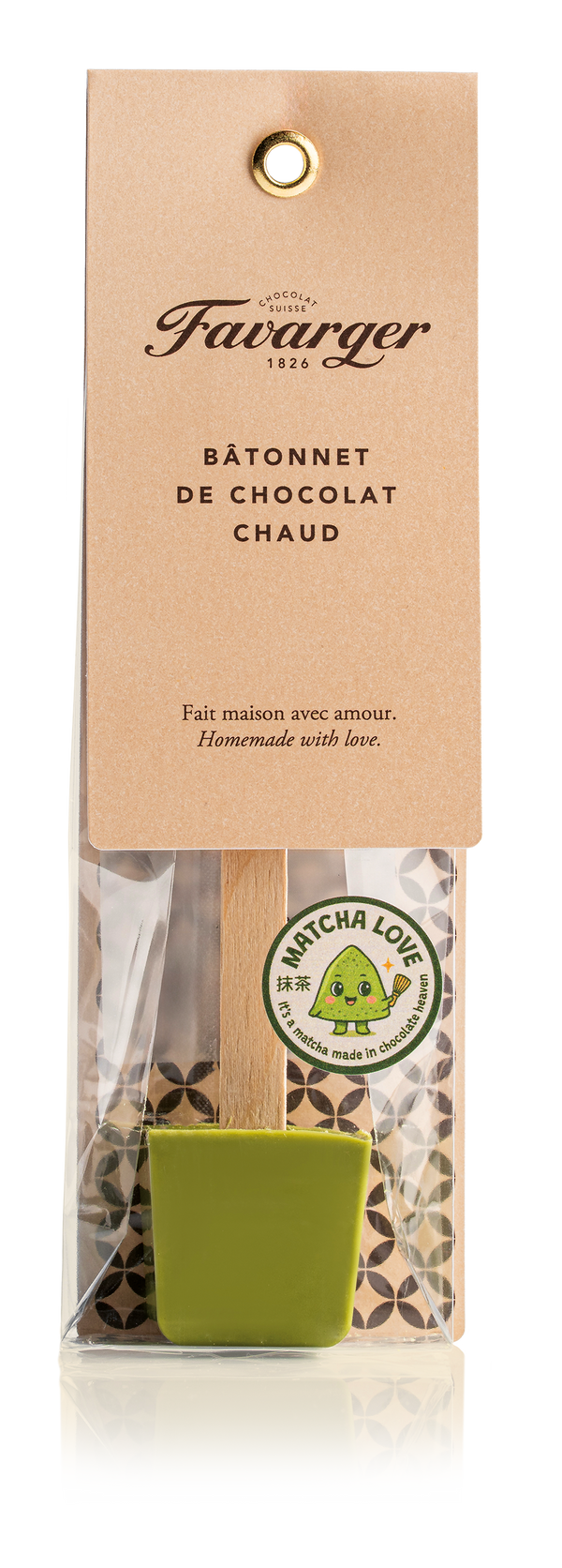 Matcha Hot Chocolate Stick