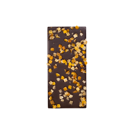 Homemade Tablet - Dark chocolate 68% with orange - 120g